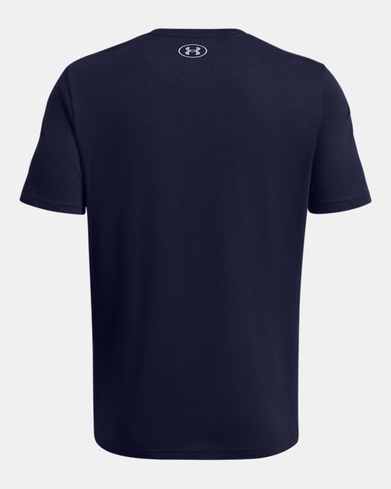 Camiseta de manga corta UA Foundation para hombre, Blue, pdpMainDesktop image number 3